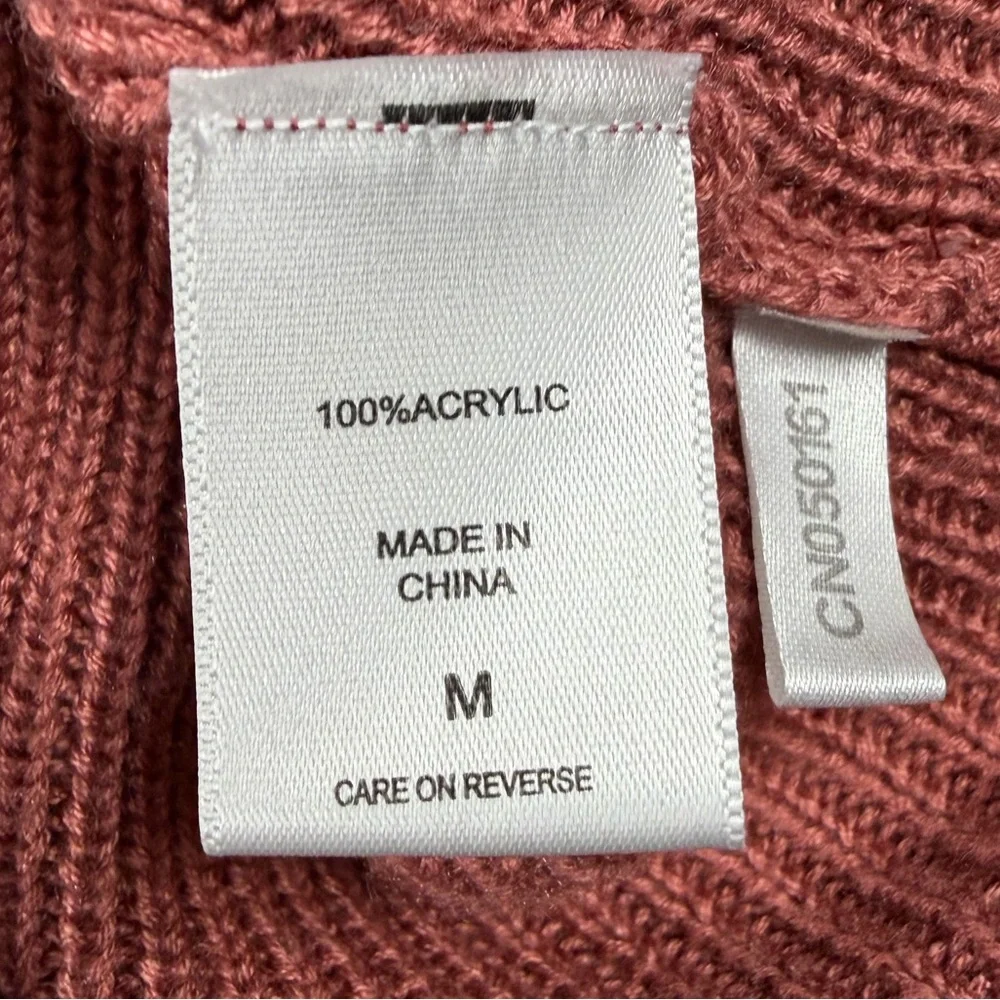 New York & Company Soho Women’s 100% Acrylic Ribbed Knit Sweater Top Medium